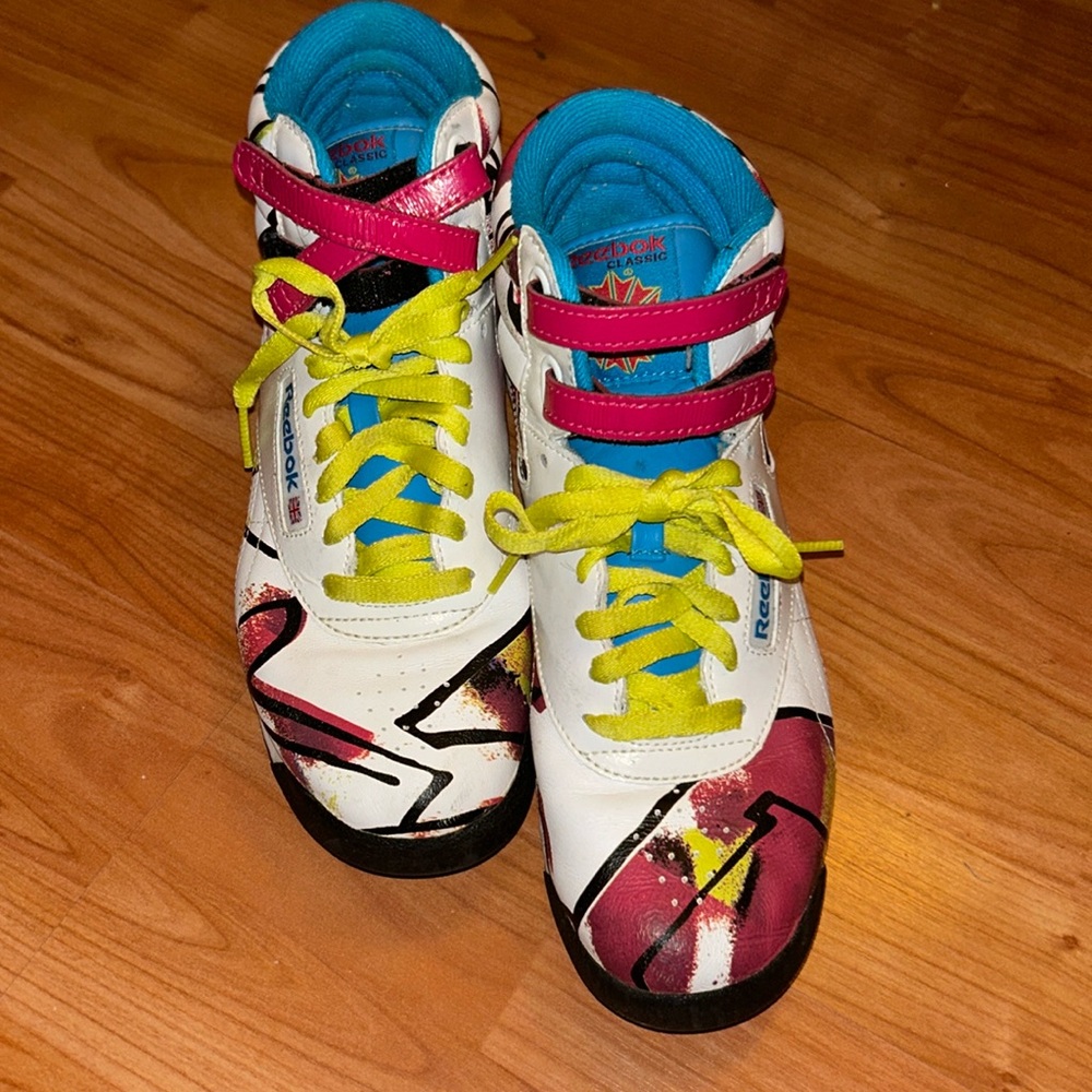 Vintage Reebok Collector's
Edition Graffiti Trainers
Women's Size 8